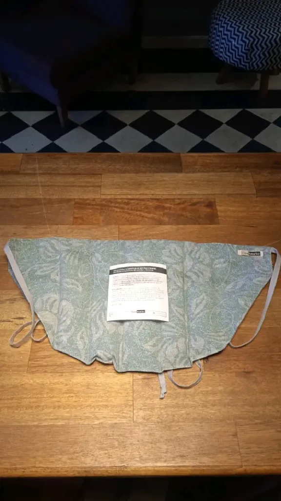 Almohadilla 4 funciones flores celestes