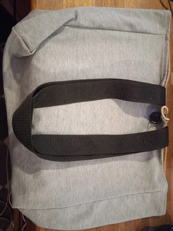 [PROD519] Bolso reversible gris y marron