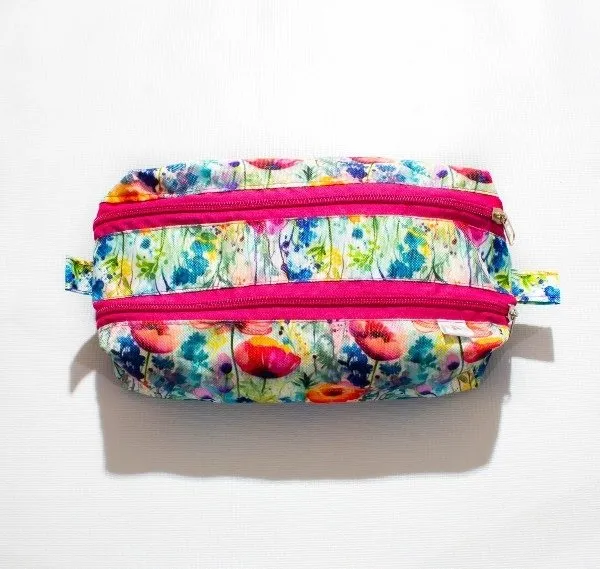 [PROD531] Cartuchera doble flores