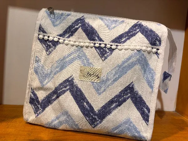[PROD570] Neceser azul y blanco