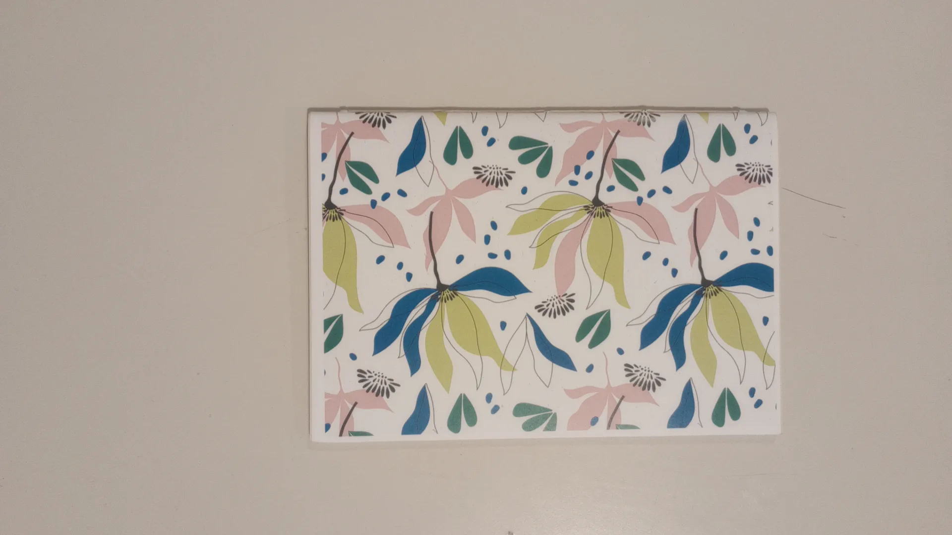 Anotador tapa blanda Flores