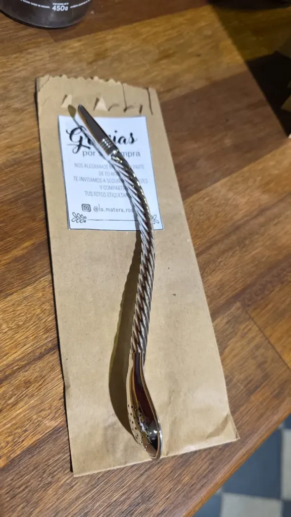 Bombilla acero Niquelado