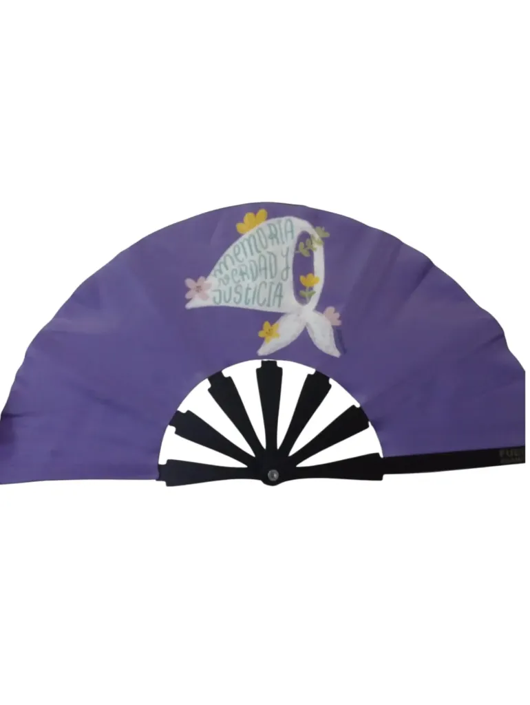 Abanico Pañuelo violeta