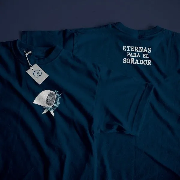 Remera "Memoria" Eternas para el soñador (Negra)